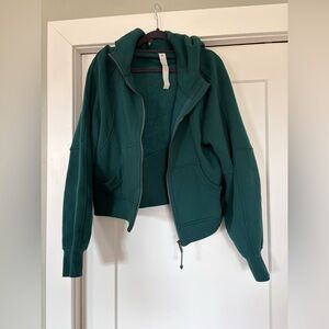 Lululemon Athletica Teal Scuba Oversized Full-Zip Hoodie - M/L
